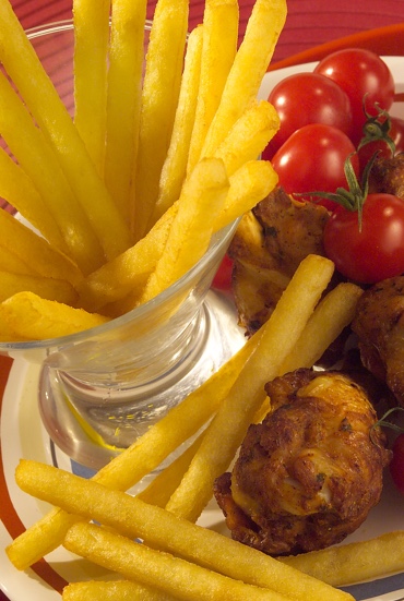 Dressage cornet de frites McCain